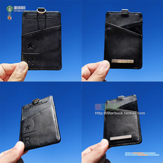 Starbucks 马来西亚 星巴克 甄选/臻选店独有 纯皮皮质 工牌/卡包/卡夹/卡套