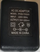 adapter màn hình lg w1943se Thích hợp cho bộ đổi nguồn sạc cân điện tử PH35-7V5200 dòng 7.5V200mA phổ thông adapter 12v 5a sony nguồn adapter 12v 2a