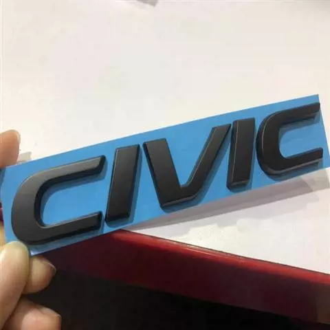 Áp dụng cho Honda Civic VTEC Car Logo phía sau Turbo Turbo Label Tenth -Genation -Genified English Letter Letter dán đổi màu xe ô tô decal xe hơi 