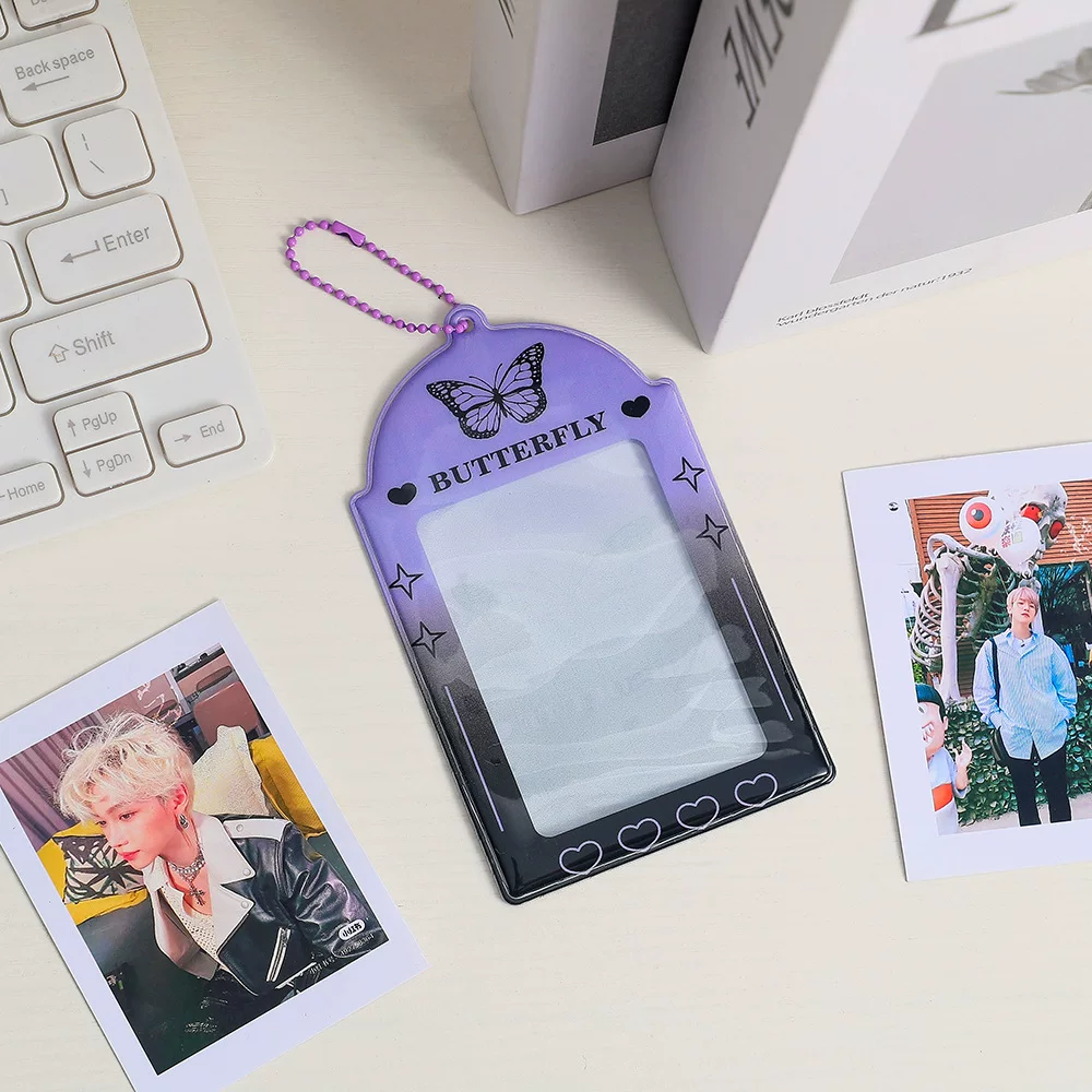 [INS Harajuku стиль Фотокард держатель Бант 3 дюйма Кпоп Idol]