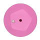 Розовая большая круглая база