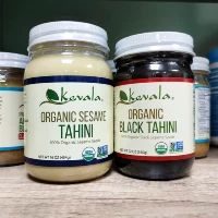 Американская кевала кунжут Тахини Черно -белый кунжутный соус чистая продукты без продуктов горячие горшки. Приправа с лапшой