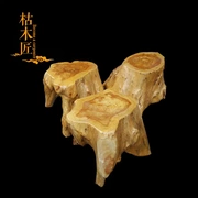 Rễ khắc phân linh sam lưng ghế gỗ tự nhiên khối gỗ cơ sở sáng tạo hoa đứng cây phân - Các món ăn khao khát gốc