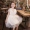 Váy bé gái trắng 2019 không tay phiên bản Hàn Quốc của váy sợi trong chiếc váy bé gái bằng lụa tơ tằm - Váy