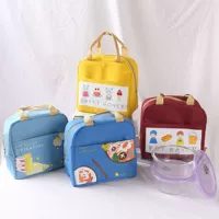 Термосумка, барсетка, сумка через плечо для матери и ребенка, сумка для ланча для школьников, сумка для еды, ткань оксфорд, увеличенная толщина