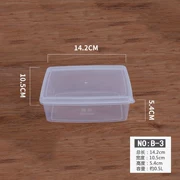 Tim IKEA hình chữ nhật trong suốt hộp nhựa thực phẩm lưu trữ hộp kín tủ lạnh tủ lạnh bột lưu trữ hộp nhà - Đồ bảo quản