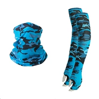 Камуфляж сокровище синий [bib+набор пальцев]