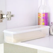 Trái tim tủ lạnh IKEA Nhật Bản hộp kín đũa đũa hộp lưu trữ hình chữ nhật hộp lưu trữ nhà bếp bề mặt tủ lạnh nhà - Đồ bảo quản
