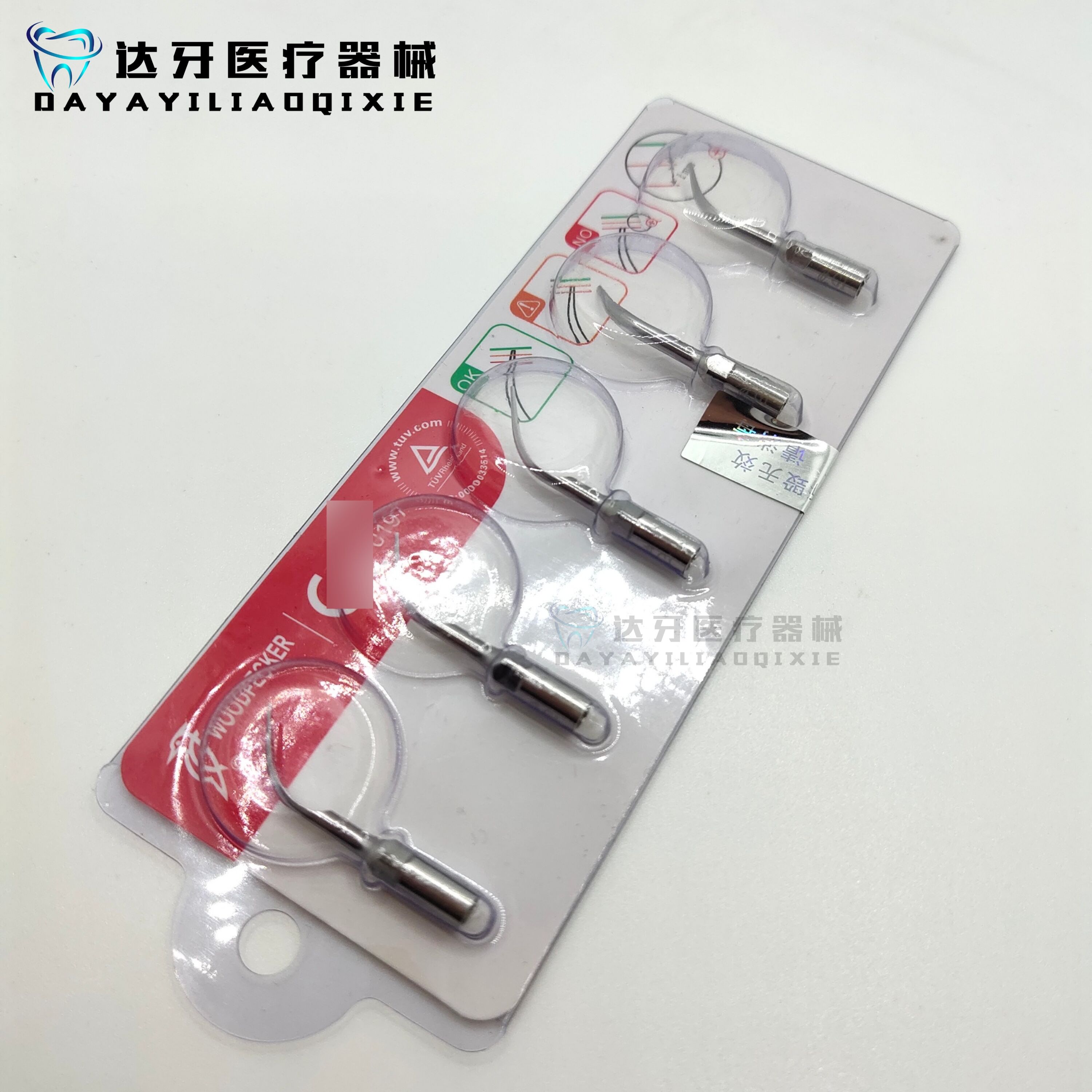 Woodpecker BladeStomatology Department Material Science disposable Dental cleaning machine Cutter head Sharp point Flat head Dental cleaning machine Working tip Wash teeth Cutter head dentistry