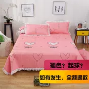 Bông trải giường ba mảnh giường bedspread váy một gia đình bốn tăng tatami đơn mảnh vải bông mat kang Continental - Trải giường