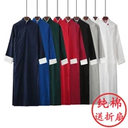 Cotton dài tay truyện tranh nam trang phục đồng quê lớn áo choàng kiểu Trung Quốc nữ ngựa allegro biểu diễn phong cách Trung Quốc lang phù hợp - Trang phục dân tộc