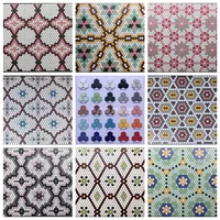 Сеть красный маленький шестиугольный кирпичный шестиугольный ковер головоломка мозаика керамическая кирпичная туалетная кухня