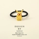 Pikachu Hàn Quốc Nhật Bản vòng tóc dây tóc nữ vòng đeo tay sử dụng kép mũ cao su nhỏ ban nhạc dễ thương phụ kiện tóc dây tóc - Phụ kiện tóc