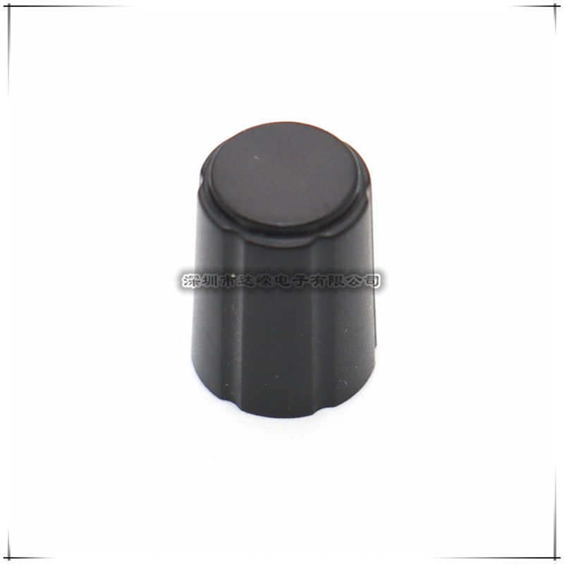 Black11 × 15MM Plastic KNOB CAP D handle potentiometer knob Power amplifier sound volume adjust KNOB CAP Half axis