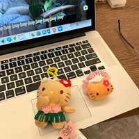 Китти Китти Круг Круг Гавайский подвеска Hello Kitty Yu Shuxin Girl милая игривая шелковая веревка для волос