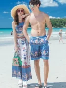 Bộ đồ bơi đôi phù hợp với cặp đôi người mẫu mỏng mới suối nước nóng nhanh khô ins Người mẫu nữ dễ thương Nhật Bản Bali - Vài đồ bơi