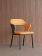 ghế gỗ bàn ăn Ý ánh sáng ghế ăn sang trọng nhà hiện đại công nghệ đơn giản ghế vải Bắc Âu đàm phán ghế khách sạn mạt chược lưng ghế bàn ăn nguyên khối bàn ăn tân cổ điển