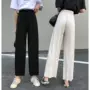 Mùa hè 2019 phiên bản mới của Hàn Quốc quần lửng ống rộng cạp cao quần ống rộng 9 quần 9,9 quần nữ học sinh - Cộng với kích thước quần áo đồ ngủ nữ quần áo ngắn