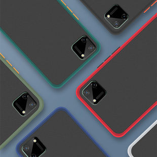 [Матовый твердий чехол для Realme C11 Чехол C17 C12 C15 V5 Q2 Покрытие]