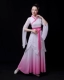 Múa cổ điển mới nước tay trang phục khiêu vũ nữ Caiwei khiêu vũ Jinghong khiêu vũ trang phục biểu diễn phong cách Trung Hoa cổ tích thanh lịch Hanfu
