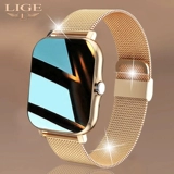 Lige 2022 Мужчины Smart Watch Женщины 1,69 дюйма Full Touch Sports