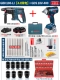 Bosch lithium Electric Hammer Strike Khoan 