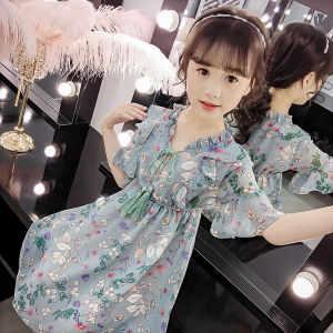 女童仙女裙子儿童装2020夏装新款女孩夏天连衣裙中大童雪纺公主裙领天猫淘宝优惠券可省40元