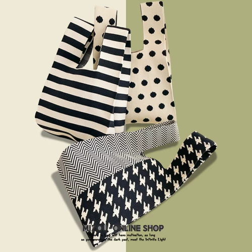 Классическая трикотажная сумка через плечо, портативный жилет