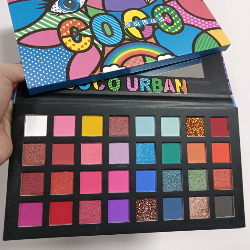 Eye Color 32 Eye Shadowcos colour Eyeshadow Compact 63 colour children stage perform Makeup student dresser special-purpose Waterproof and sweat proof Make up tray