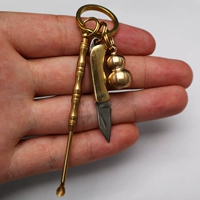 Нож + ушная ложка + комбинация тыквы