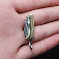 Латунный складной нож