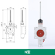 công tắc hành trình 20a Công tắc hành trình chống nổ Limited B-Type DLXK LX5-15B/5D Bàn đạp Dual Bước pít tông Lx5-D Zex con tắc hành trình cách đấu nối công tắc hành trình