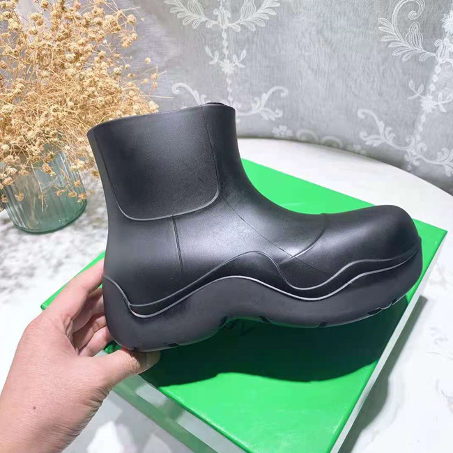 BlackAhigo mona lovers Same Macaroon Boots Thick bottom Chelsea Short boots female summer ins Trendy man shoes