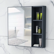 mẫu tủ gương phòng tắm Không gian nhôm treo tường gương tủ gương phòng tắm hộp phòng tắm gương chống thấm nước phòng tắm tủ kết hợp bảo quản gương tủ gương treo tường phòng tắm tủ kính nhà tắm