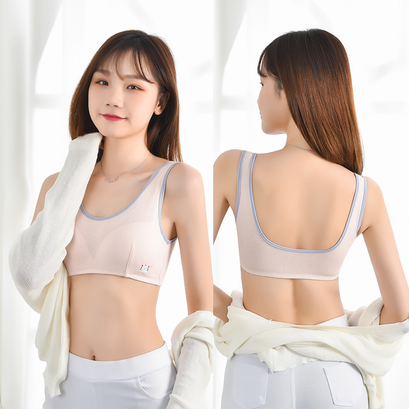 Cotton Girls Bra Adolescent Girls Developmental Vest Junior High School  Underwear - China Underwear and Girl Tops price