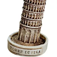 2/3 Tower of Pisa Antique Model Party Favors Fish Tank