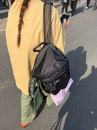 Сумка, брендовый нейлоновый вместительный и большой рюкзак, Южная Корея, коллекция 2023, с вышивкой