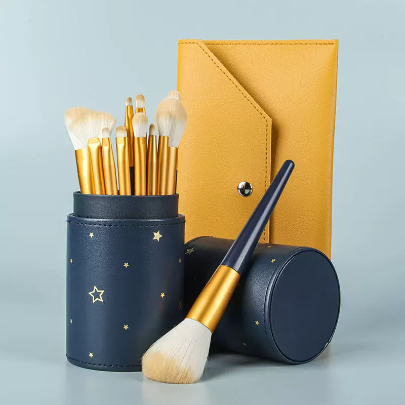 brush, loose powder, face blush, foundation, 12 pieces, for beginners, full set