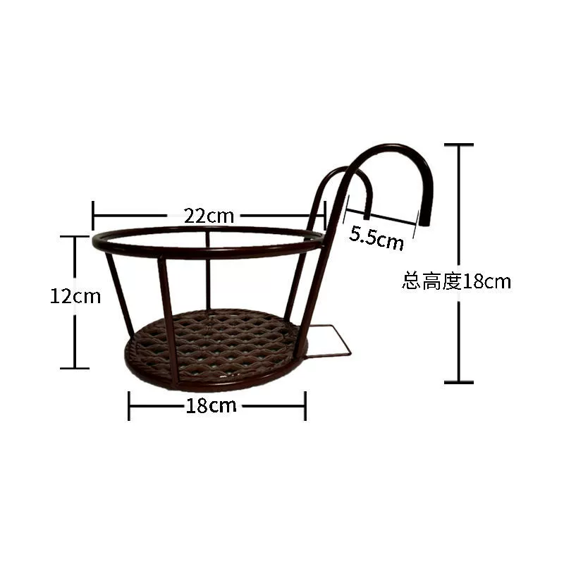 Ưu đãi đặc biệt Lan can ban công giá treo hoa giá đựng đồ giá treo chậu hoa giá treo bậu cửa sổ giá treo lan can chậu hoa giá đỡ giá lưới an toàn hoà phát 