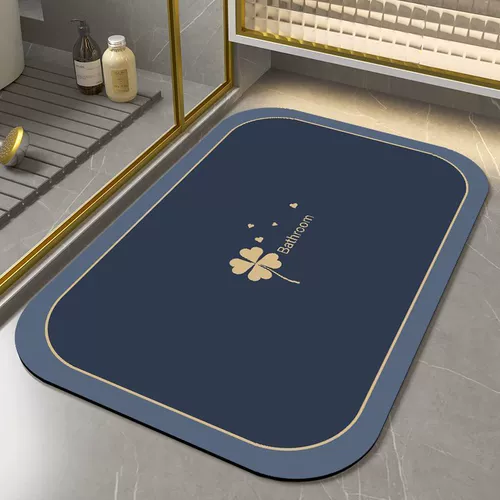Diatom Mud Toiet Waterbortion Place Pad Door Door Door вход в ванная комната против расщепления туалета дверь для ковров