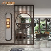Tùy chỉnh 
            màn hình Trung Quốc mới vách ngăn phòng khách lối vào nhà hiên chặn lối vào gỗ nguyên khối lưới tản nhiệt rỗng đơn giản hiện đại vách cnc phòng thờ đẹp