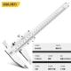 giá thước cặp mitutoyo Dụng cụ Deli cơ khí vernier Caliper đường kính ngoài và đường kính trong đo độ sâu độ sâu thép carbon cao cấp công nghiệp DL92150 thước cặp điện tử 200mm thước kẹp đồng hồ cơ