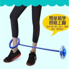 Скакалка на одну ногу 套在脚上的呼啦圈跳跳球成人减肥大人用健身套脚彩球脚环夜光甩脚