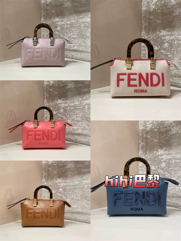 Французская настоящая FEND ?? I/Finfish Di Girl Bags Blue Cold Leather культовая сумка для тела