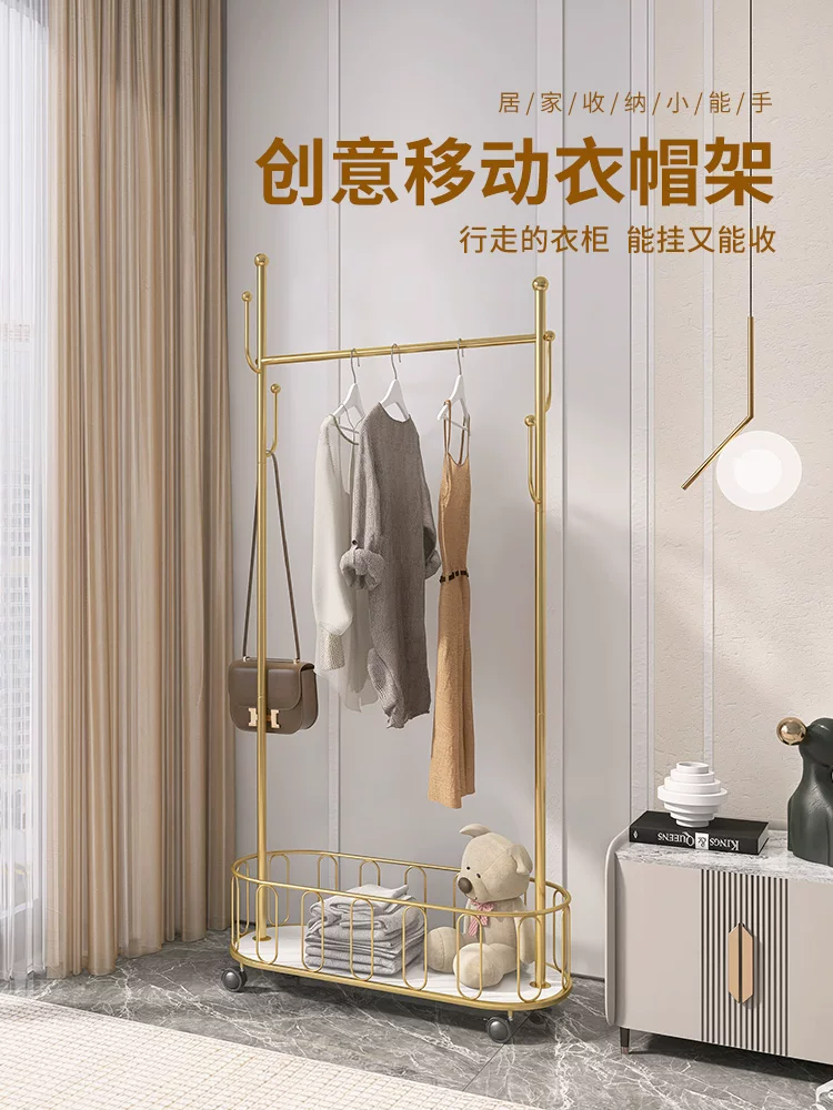 Put the clothes frame next to the bed, a small size coat frame, a shelf in the room, a cosmetic salon special hanging hanger