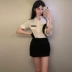 Gợi Cảm Thuyền Trưởng Tiếp Viên Đồng Phục Phù Hợp Với Nguyên Chất Desire Mỏ Neo Crossdressing Nữ Cảnh Sát Cos Phù Hợp Với Trang Phục Hóa Trang Nữ 