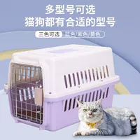 Кошка пустое клетку для питомца собаки и кошка маленькие средние собаки выходят на консигнационную коробку с большой портативной партией