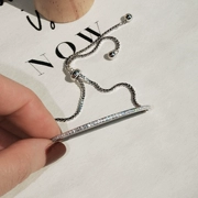 Hàng thời trang Hàn Quốc của zircon micro-dát vòng tay kim cương đầy đủ đơn giản tốt vòng đeo tay nữ điều chỉnh vòng đeo tay nữ trang sức - Vòng đeo tay Cuff