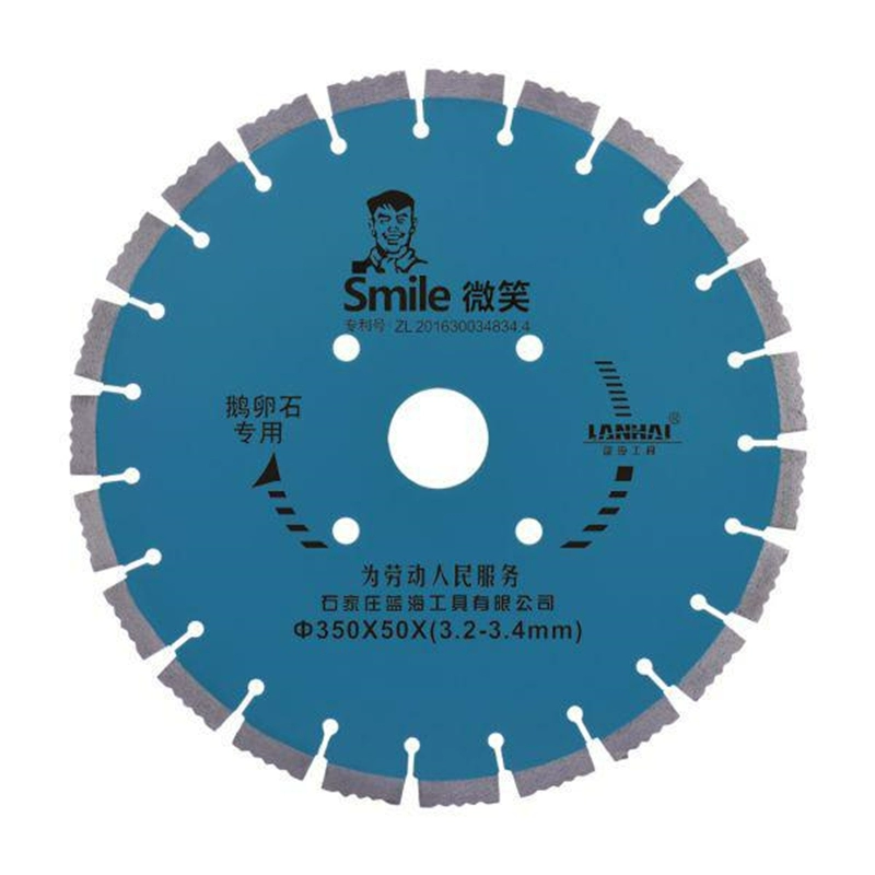 lưỡi cắt sắt hợp kim 355mm 350 Blue Sea Battleship King Granite Smile Sawtooth Sỏi 400 Đường Lát Cắt Bê Tông Đá Lát lưỡi cưa vòng cắt sắt lưỡi cắt sắt Lưỡi cắt sắt