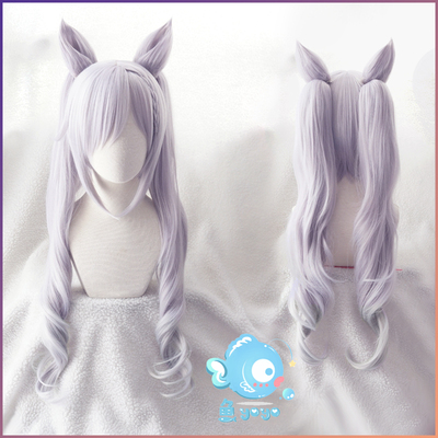 taobao agent The otaku professional mobile game doll is installed!The original god carved Qingli Moon Seven Stars cosplay wigs